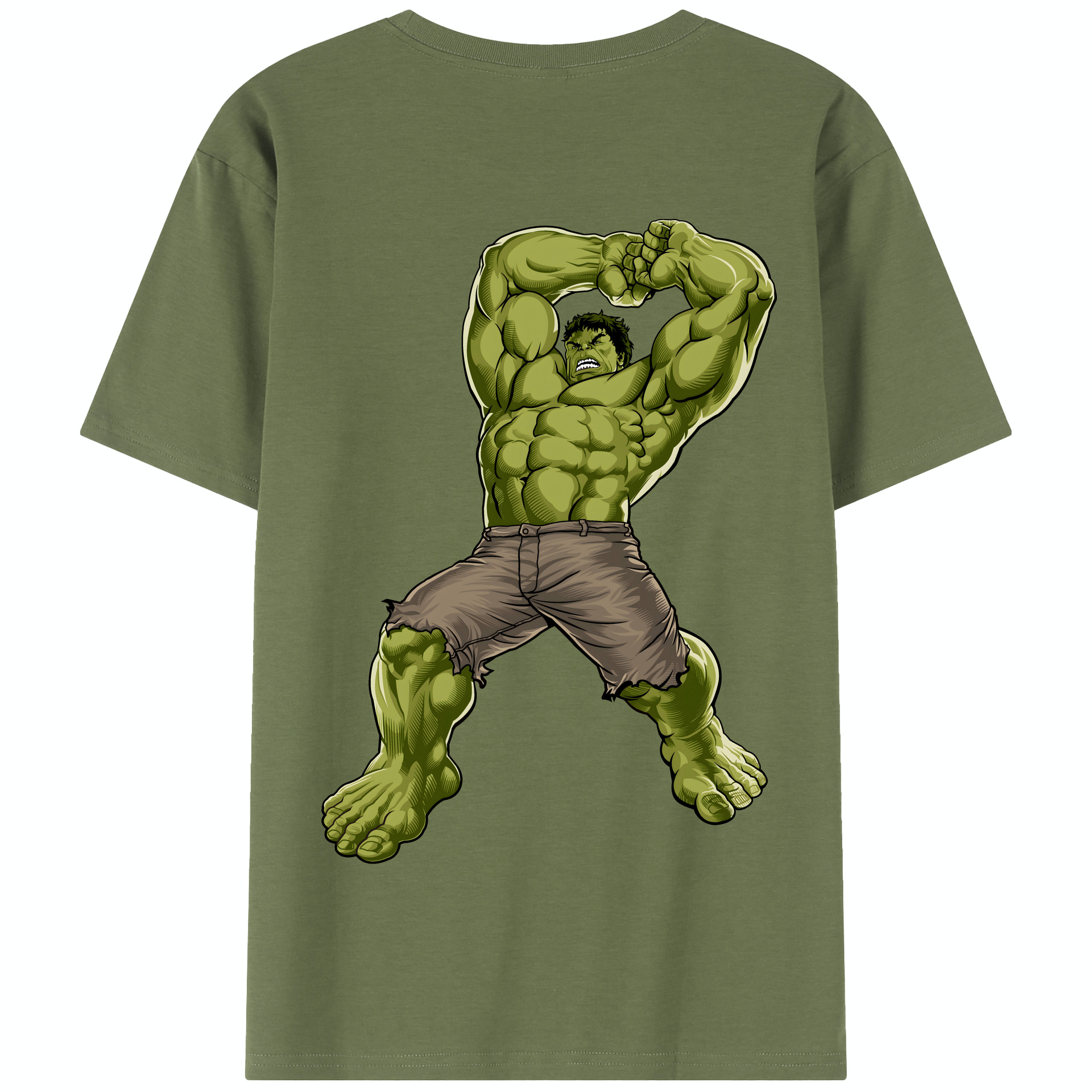 （画像用） アベンジャーズ The Avengers 綿100％半袖Tシャツ（背面プリント）